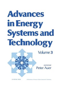 Enlarge image Cover: Advances in Energy Systems and Technology - Academic Press
