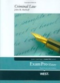 Cover: Exam Pro Essay on Criminal Law - West Academic Press