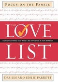 Cover: The Love List - Zondervan