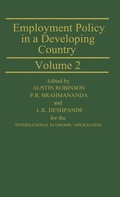 Cover: Employment Policy in a Developing Country: a Case-study of India: v. 2 - Palgrave Macmillan