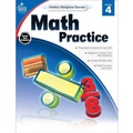 Cover: Math Practice, Fourth Grade - Carson Dellosa Education