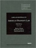Cover: Cases and Materials on American Property Law - West Academic Press