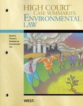 Bild: High Court Case Summaries on Environmental Law, Keyed to Percival - West Academic Press
