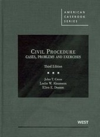 Enlarge image Cover: Civil Procedure, Cases, Problems and Exercises - West Academic Press