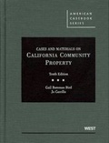Cover: Cases and Materials on California Community Property - West Academic Press