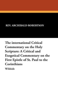 Cover: The International Critical Commentary on the Holy Scripture - Wildside Press