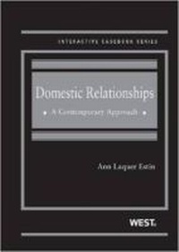Abbildung von: Domestic Relationships - West Academic Press