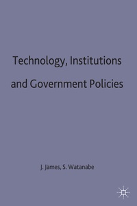 Abbildung von: Technology, Institutions and Government Policies - Palgrave Macmillan