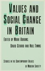 Cover: Values and Social Change in Britain - Palgrave Macmillan