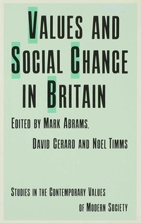 Enlarge image Cover: Values and Social Change in Britain - Palgrave Macmillan