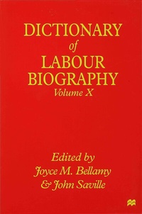 Enlarge image Cover: Dictionary of Labour Biography - Palgrave Macmillan