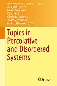 Enlarge image Cover: Topics in Percolative and Disordered Systems - Springer