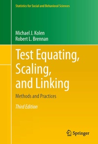 Enlarge image Cover: Test Equating, Scaling, and Linking - Springer