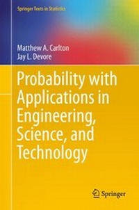 Enlarge image Cover: Probability with Applications in Engineering, Science, and Technology - Springer