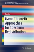 Cover: Game Theoretic Approaches for Spectrum Redistribution - Springer