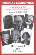 Cover: A History of Marxian Economics - Red Globe Press