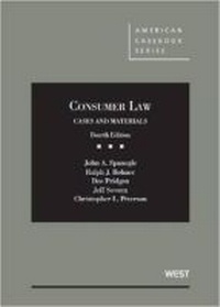 Abbildung von: Consumer Law - West Academic Press