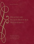Cover: Healthcare Human Resource Management - South-Western College Publishing
