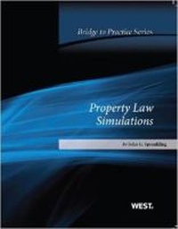 Enlarge image Cover: Property Law Simulations - West Academic Press