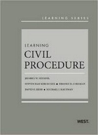Enlarge image Cover: Learning Civil Procedure - West Academic Press