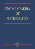 Cover: Encyclopaedia of Mathematics - Springer