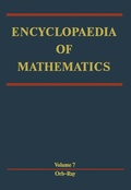 Cover: Encyclopaedia of Mathematics - Springer