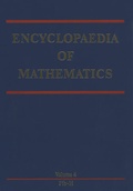 Cover: Encyclopaedia of Mathematics - Springer