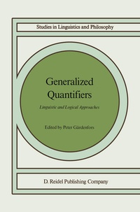 Enlarge image Cover: Generalized Quantifiers - Kluwer Academic Publishers