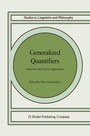 Cover: Generalized Quantifiers - Kluwer Academic Publishers