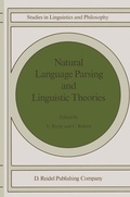 Cover: Natural Language Parsing and Linguistic Theories - Kluwer Academic Publishers