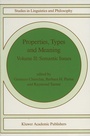 Cover: Properties, Types and Meaning - Kluwer Academic Publishers