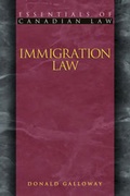 Cover: Immigration Law - Irwin Law Inc