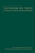 Cover: In Whom We Trust - Irwin Law Inc