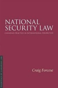 Enlarge image Cover: National Security Law - Irwin Law Inc