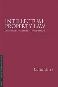 Enlarge image Cover: Intellectual Property Law, 2/e - Irwin Law Inc