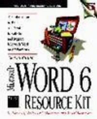 Abbildung von: Microsoft Word 6 Resource Kit - Microsoft Press