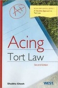 Cover: Acing Tort Law - West Academic Press