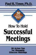 Cover: How to Hold Successful Meetings - Career Press