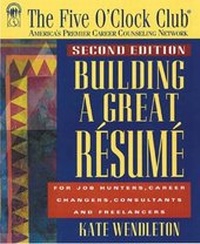 Enlarge image Cover: Building a Great Resume - Career Press