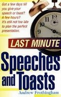Cover: Last Minute Speeches and Toasts - Career Press