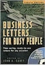 Cover: Business Letters for Busy People - Career Press