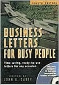 Cover: Business Letters for Busy People - Career Press
