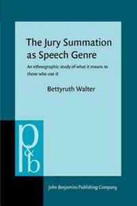 Abbildung von: The Jury Summation as Speech Genre - Benjamins (John) North America Inc.,US