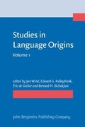 Cover: Studies in Language Origins - Benjamins (John) North America Inc.,US