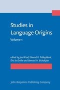 Cover: Studies in Language Origins - John Benjamins Publishing Co