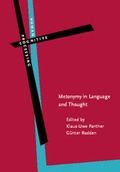 Cover: Metonymy in Language and Thought - Benjamins (John) North America Inc.,US