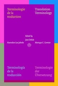 Cover: Terminologie de la Traduction - Benjamins (John) North America Inc.,US