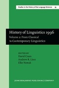 Cover: History of Linguistics 1996 - Benjamins (John) North America Inc.,US