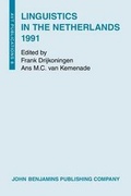 Cover: Linguistics in the Netherlands 1991 - Benjamins (John) North America Inc.,US
