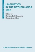 Cover: Linguistics in the Netherlands 1992 - Benjamins (John) North America Inc.,US